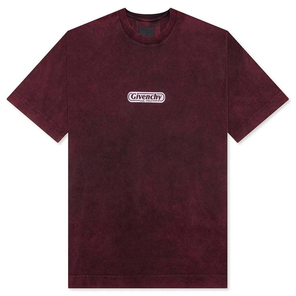 Standard S/S Base - Dark Red