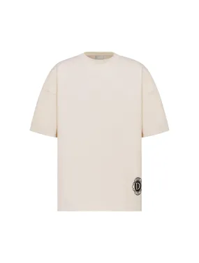 T-shirts  Ecru cotton and silk jersey