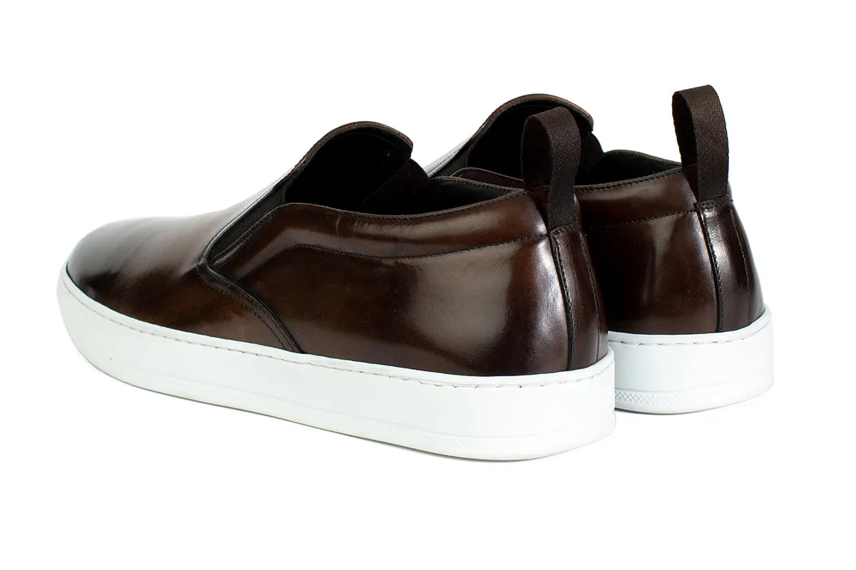 The Ellis Slip-On Sneaker - Brown