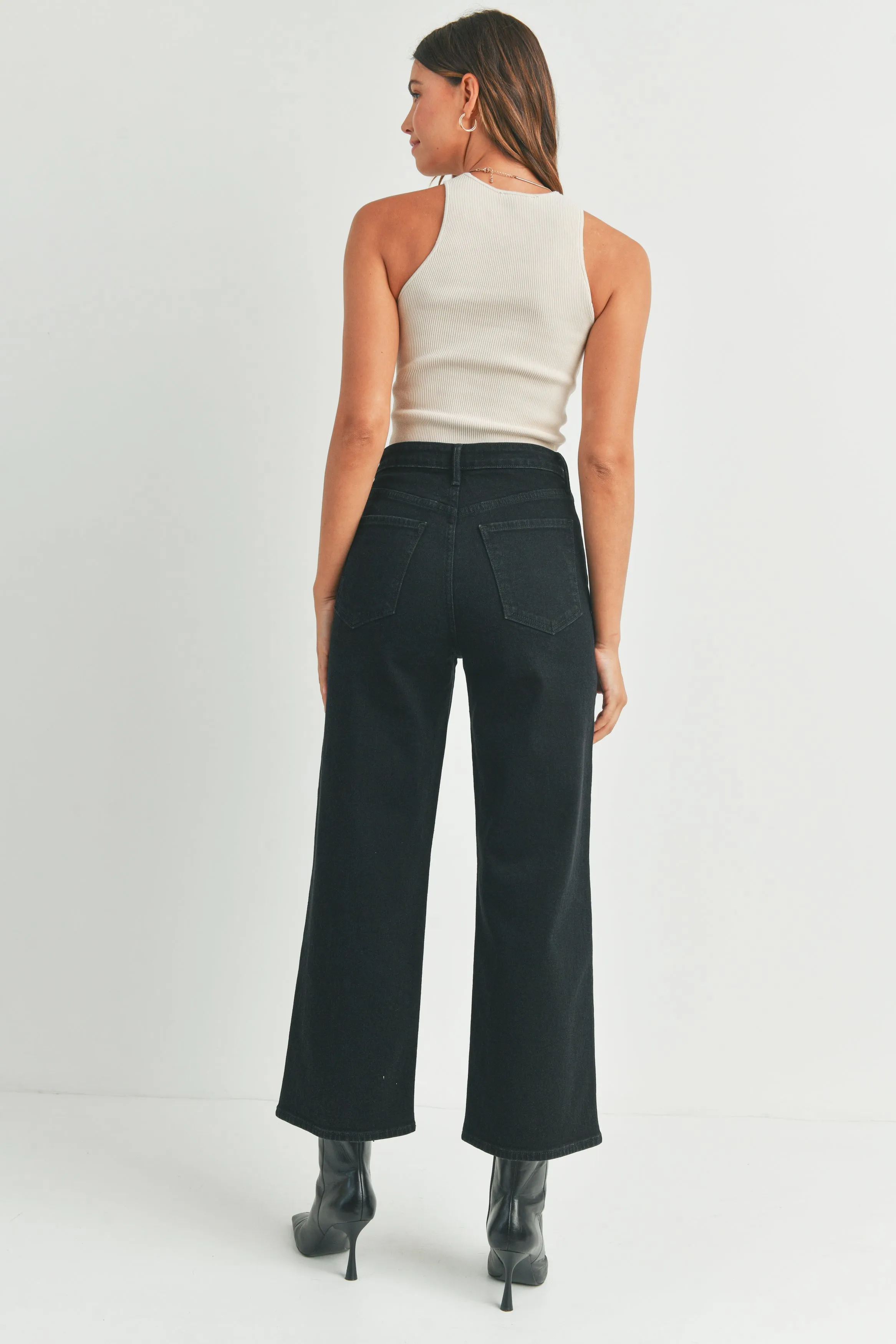 The Hailey Wide Leg Cargo Pocket Jeans