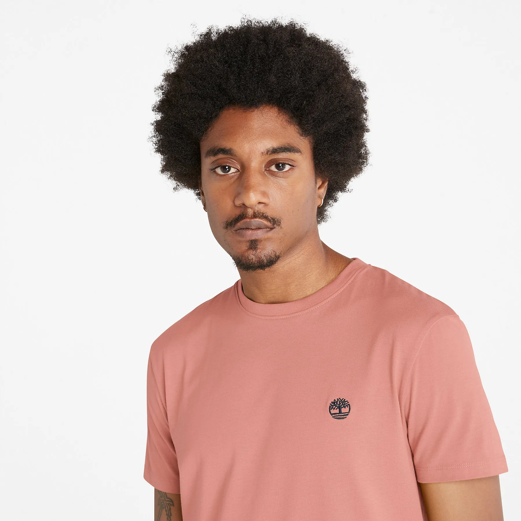 Timberland Mens Crew Neck T Shirt 'Dunstan River Jersey Crew' Slim Fit - Short Sleeved