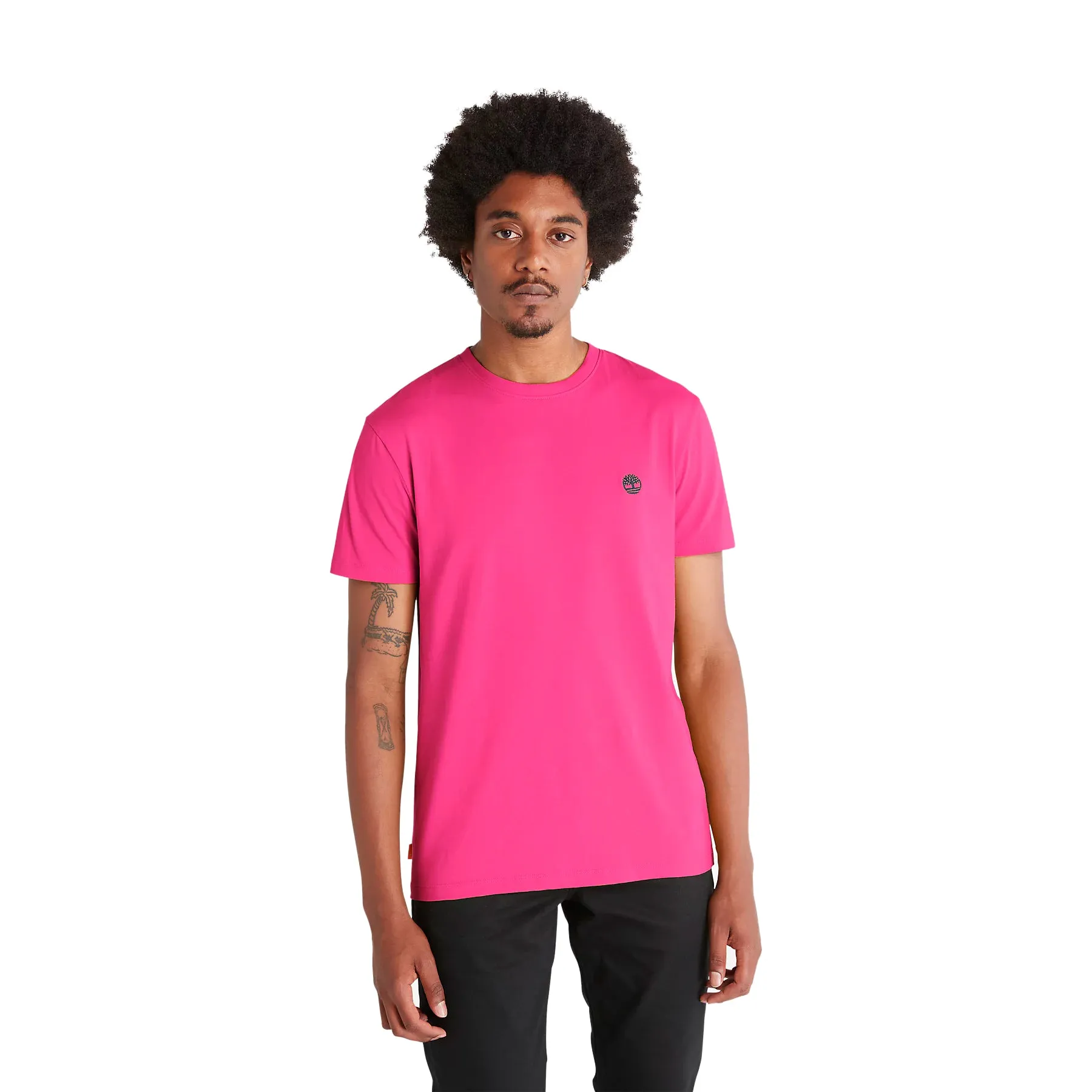 Timberland Mens Crew Neck T Shirt 'Dunstan River Jersey Crew' Slim Fit - Short Sleeved