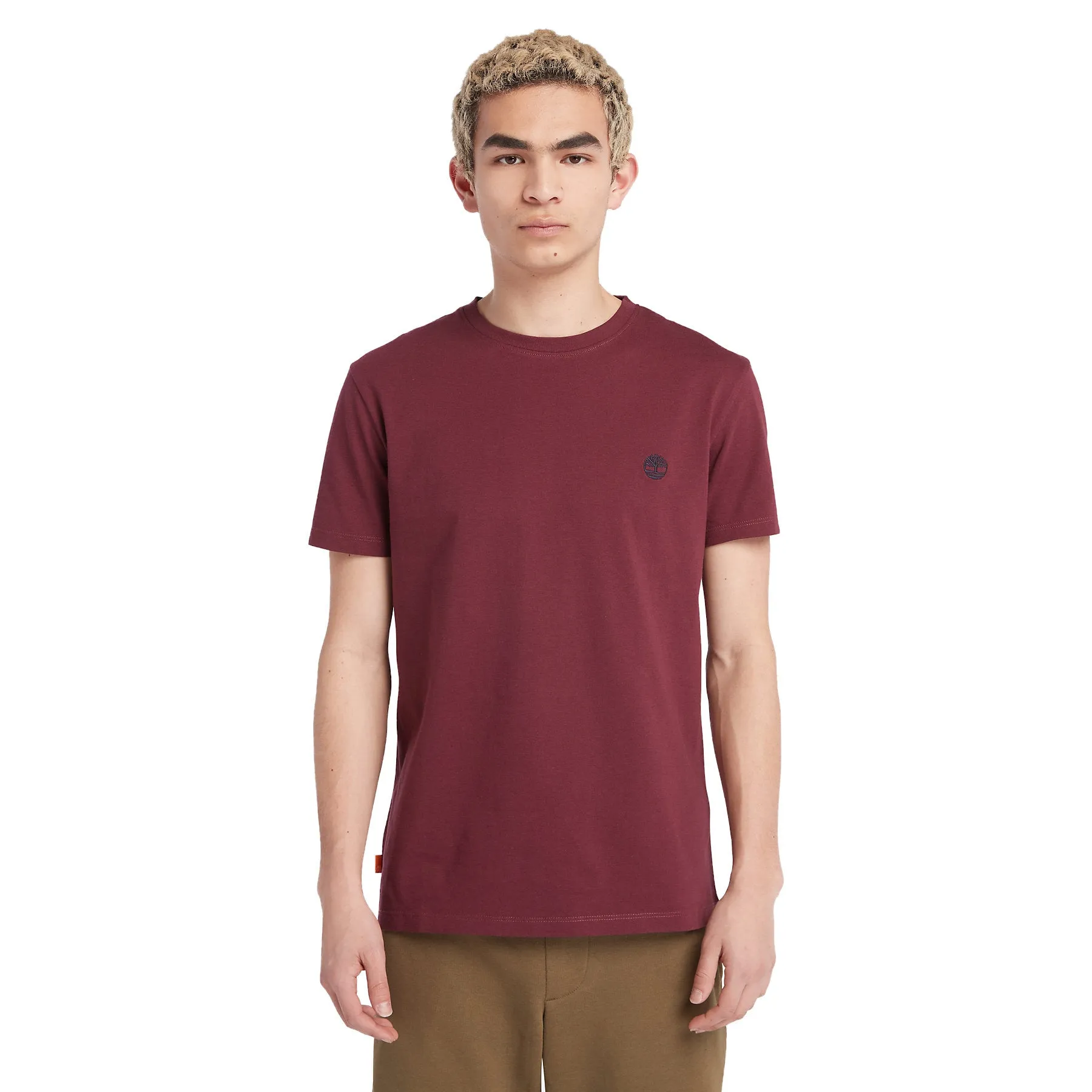 Timberland Mens Crew Neck T Shirt 'Dunstan River Jersey Crew' Slim Fit - Short Sleeved