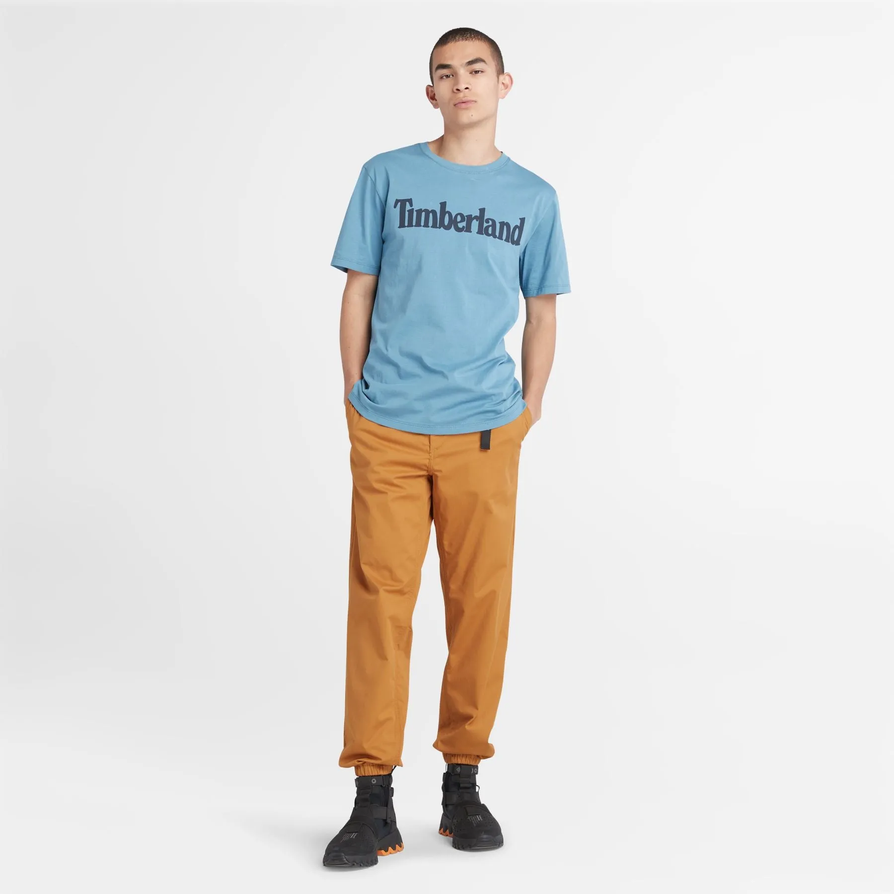 Timberland Mens Jersey T-Shirt 'Kennebec River Linea Tee'