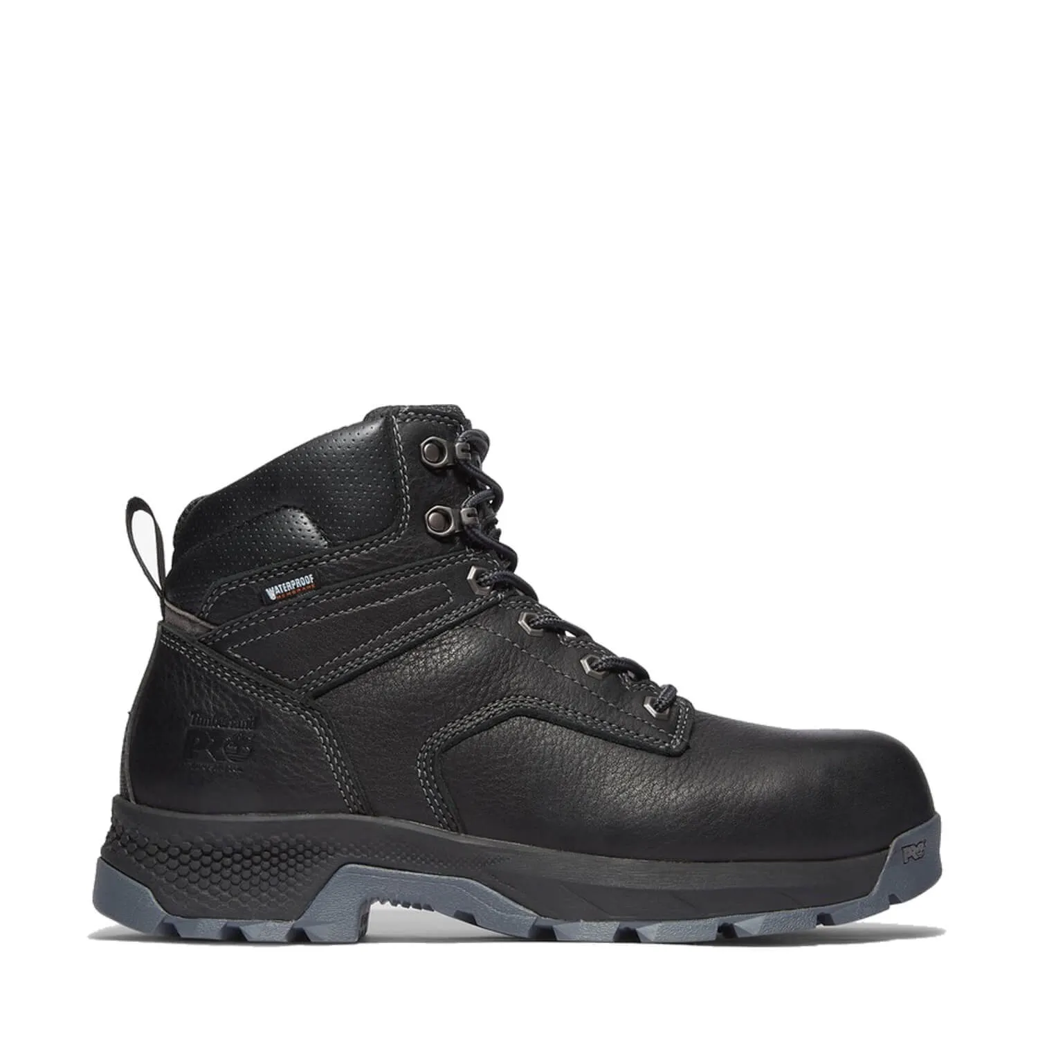 Titan EV 6 Inch Composite-Toe Waterproof Work Boot Black