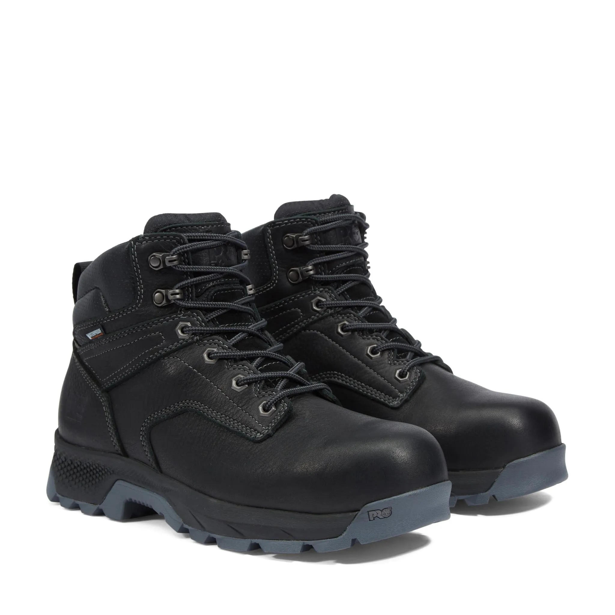 Titan EV 6 Inch Composite-Toe Waterproof Work Boot Black