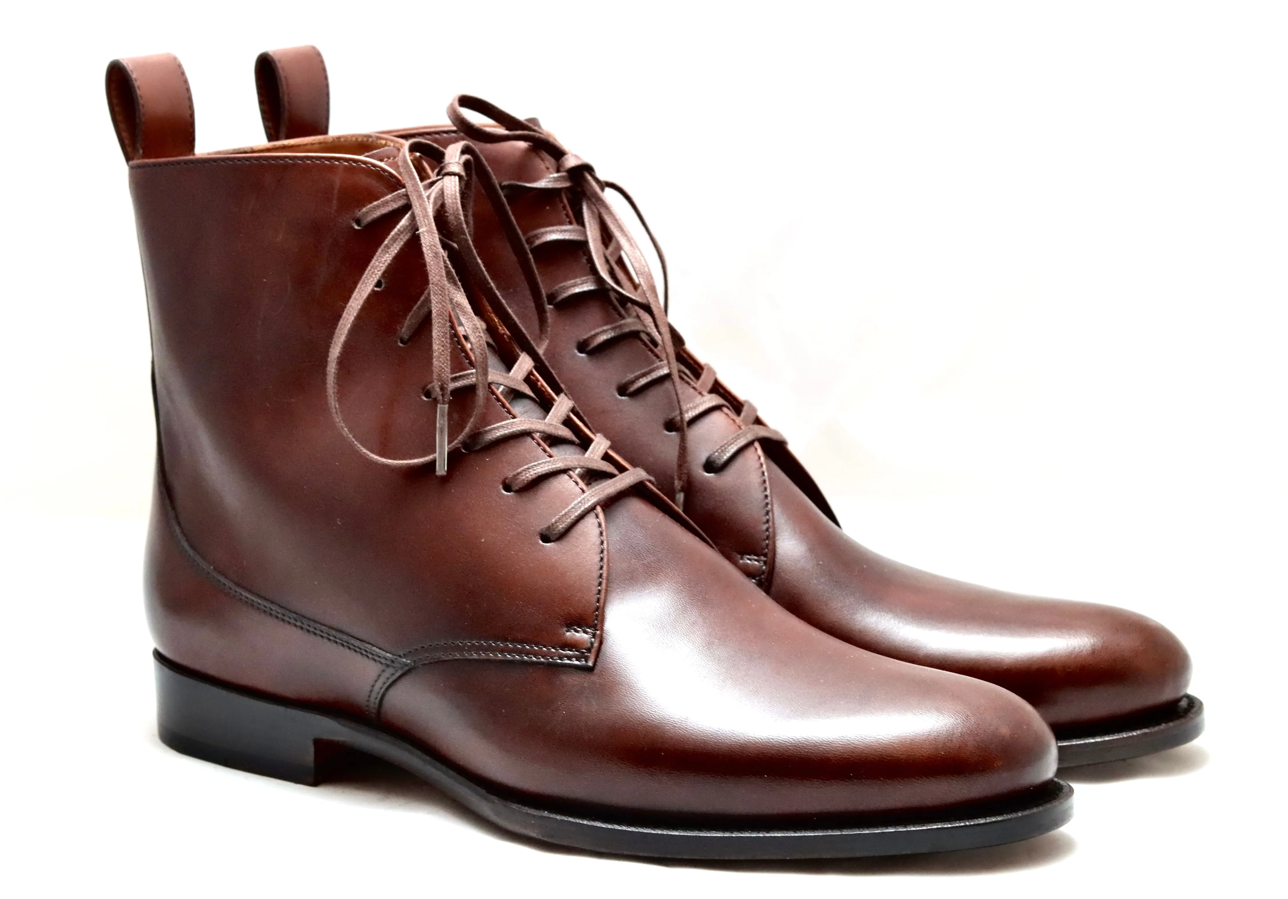 Toe cap derby Boot  | acorn brown   | calf