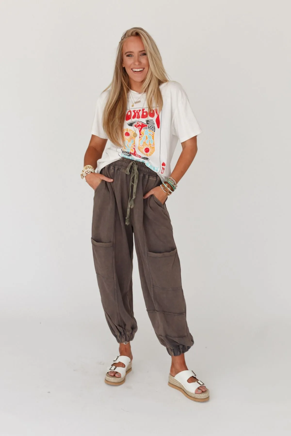 True To You Jogger Pant - Charcoal