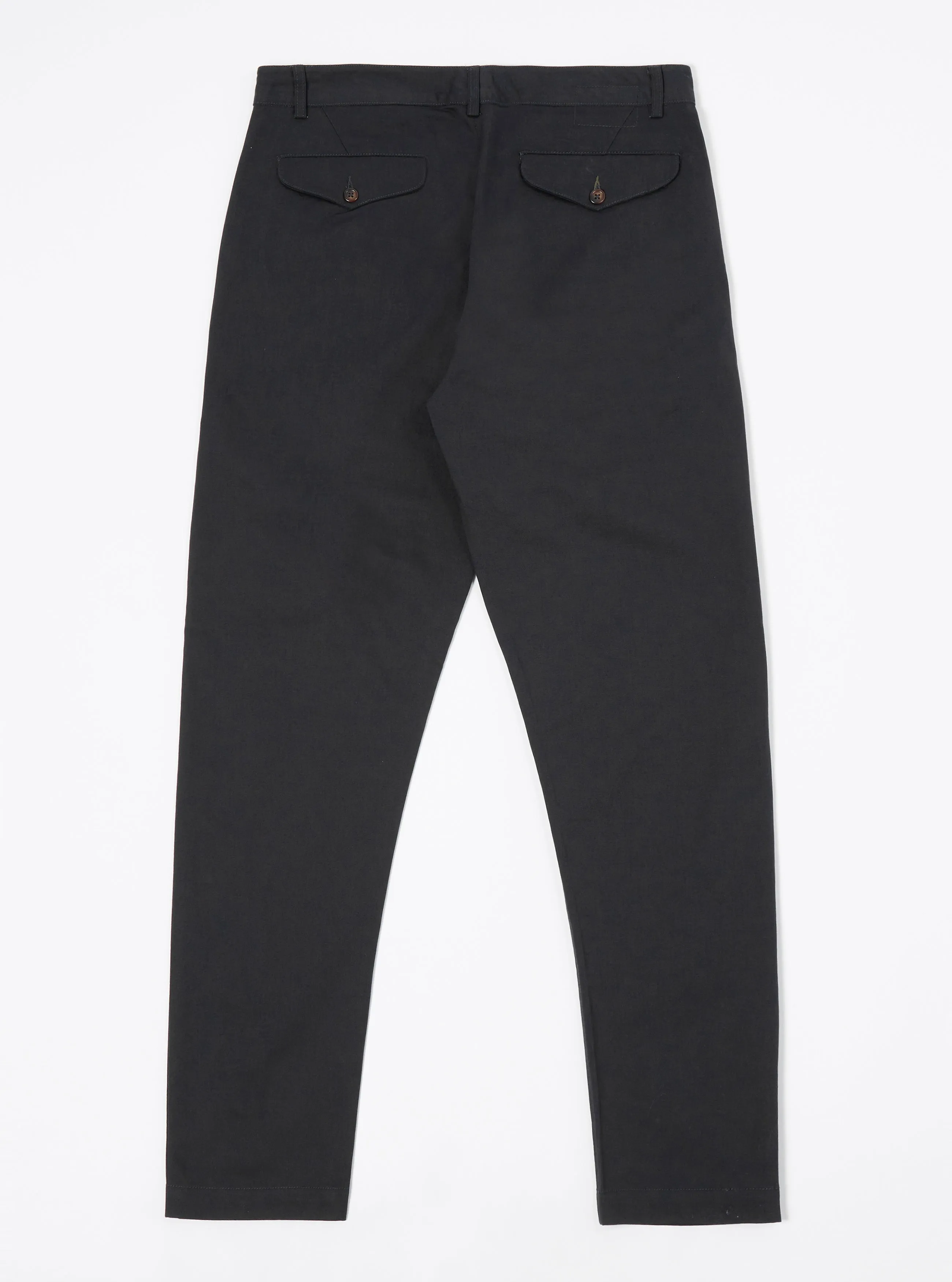 Universal Works Aston Pant in Black Twill