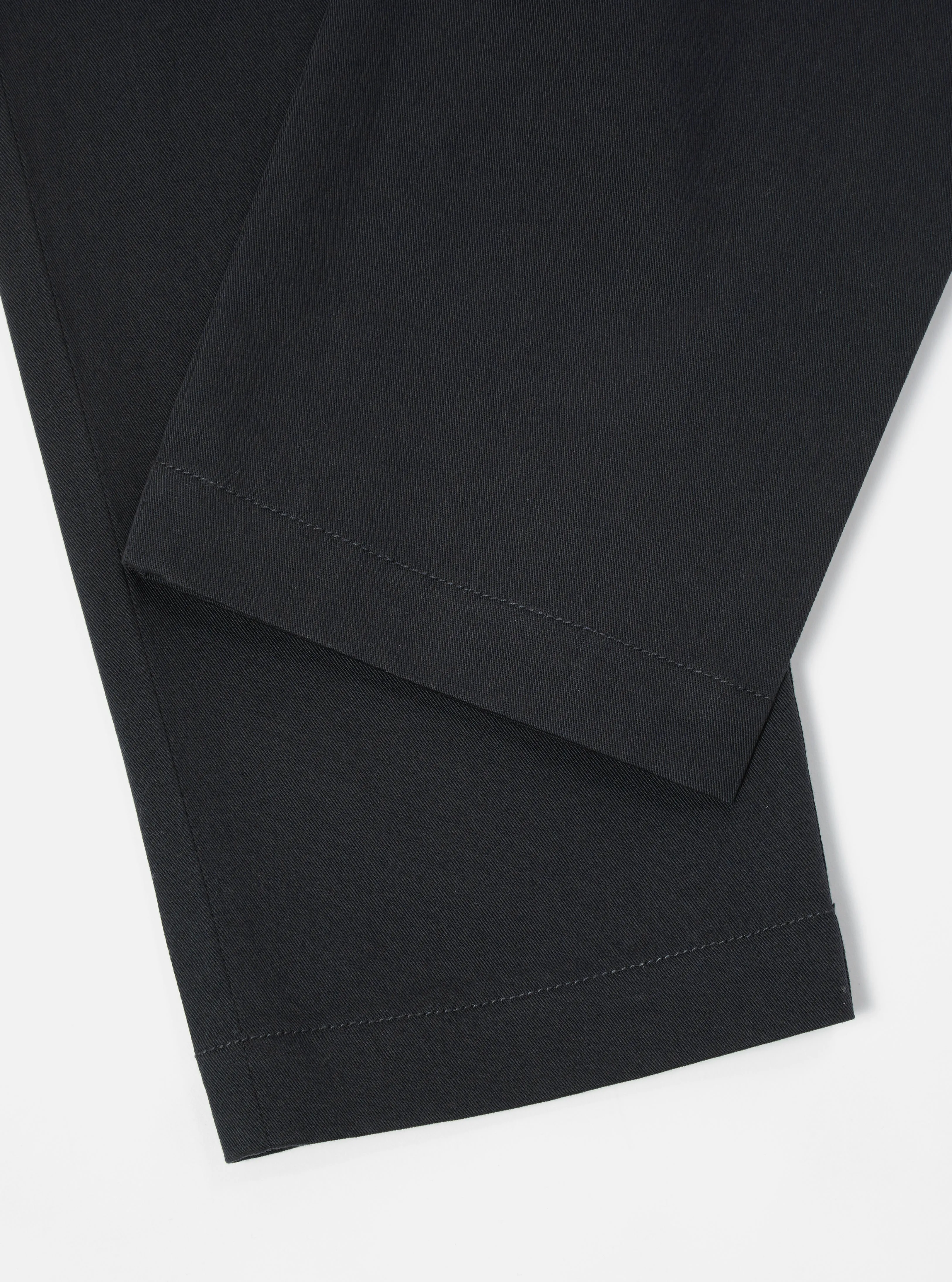 Universal Works Aston Pant in Black Twill