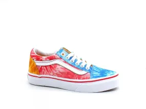 VANS Old Skool Tie Dye Block Sneaker Multi True White VN0A7Q5FABO1