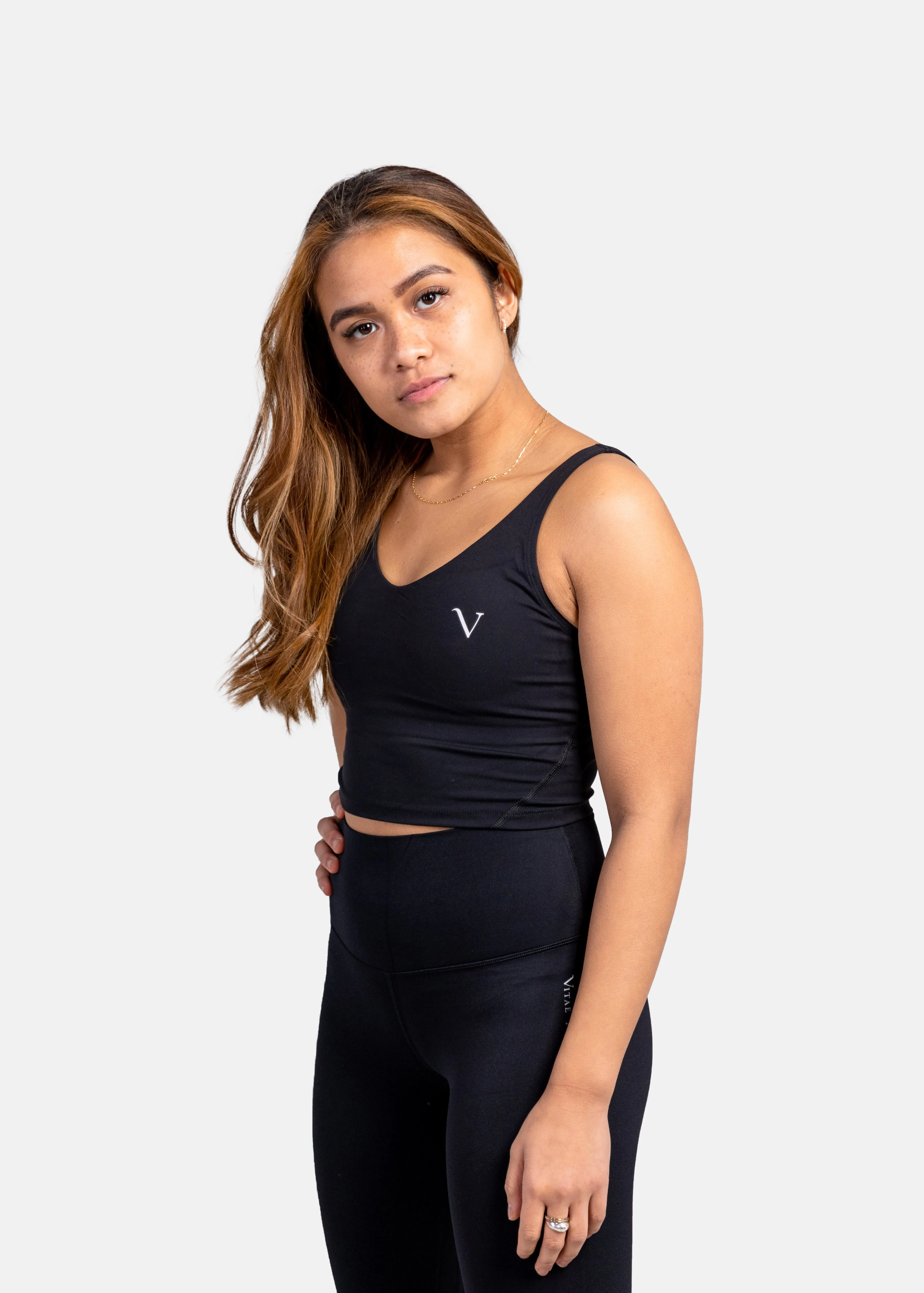 Vibe Higher Tank Top Black