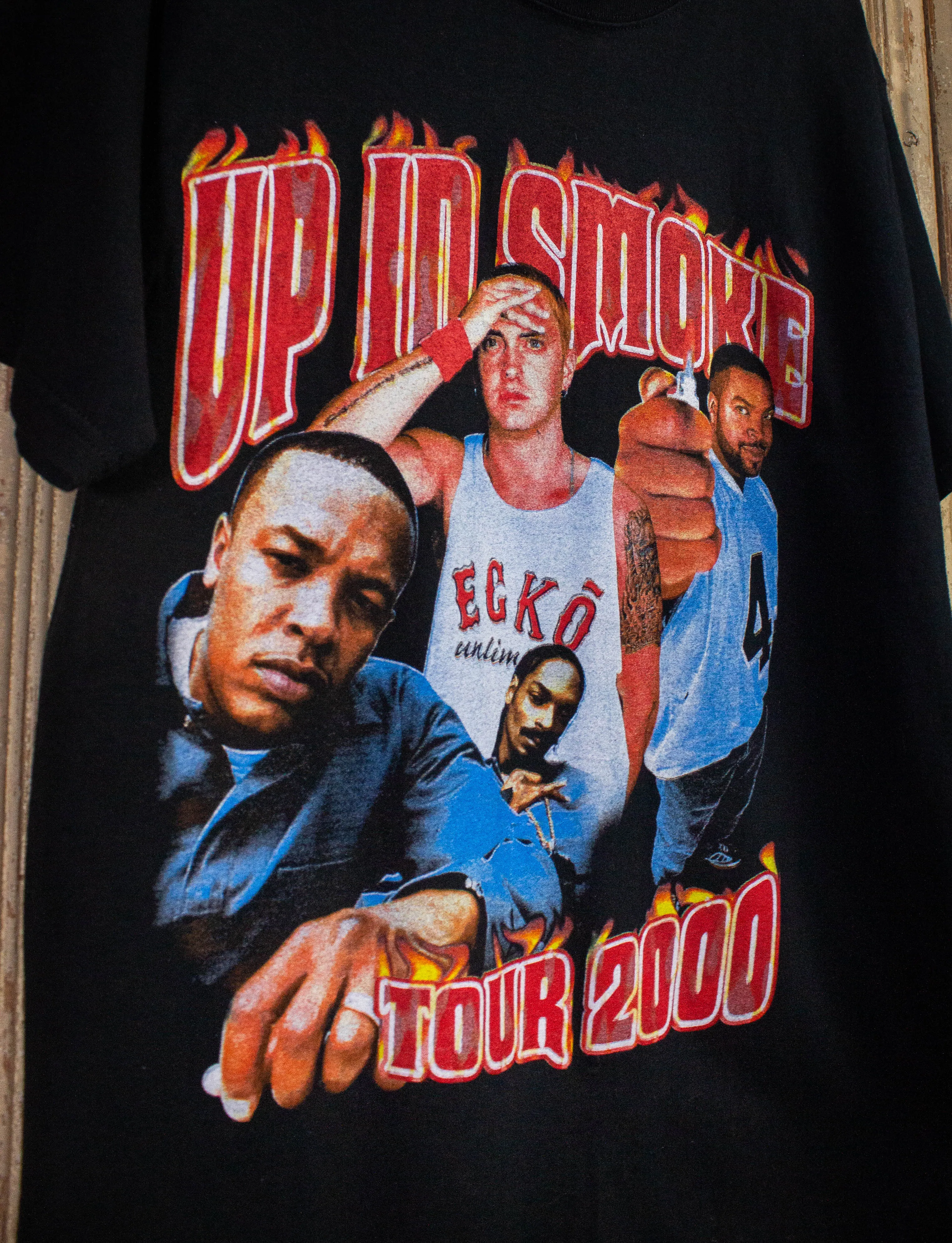 Vintage Up In Smoke Tour Rap Tee 2000 Black Large