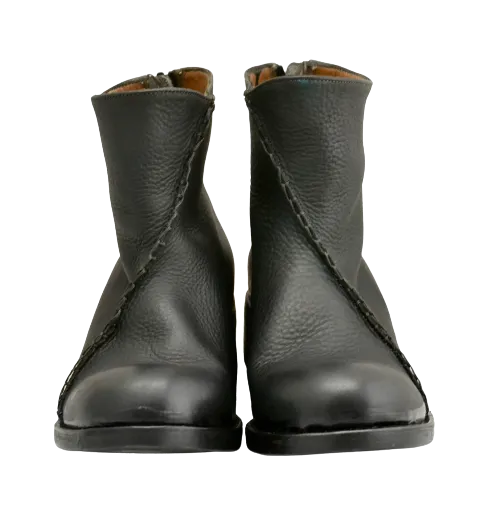 Zip back boot  | black khaki | Yak