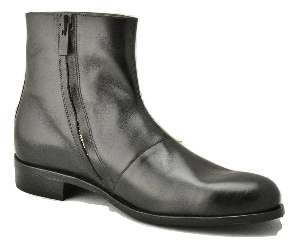 Zip Sided Boot  | Black | Calf