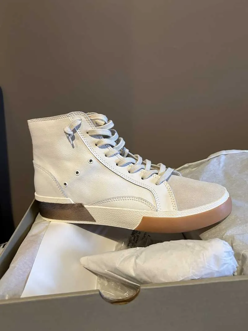 ZOHARA SNEAKERS WHITE TAN LEATHER - re:vita